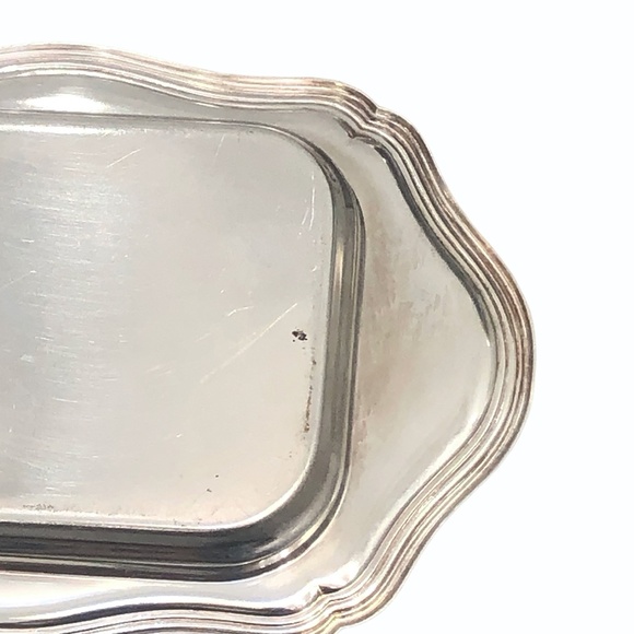VINTAGE PRIMANYSILVER ERB SWEDEN COVERED BUTTER DISH - Picture 10 of 13